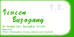 vivien buzogany business card